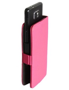 Etui anti-ondes universel petit format simili-cuir violet (clips)