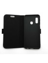 Anti-wave case for Samsung GALAXY A20e in black leather