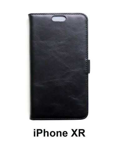 iPhone XR Leder-Anti-Welle-Hülle obere Farbe schwarz (Book) iPhone XR Leder-Anti-Welle-Hülle obere Farbe schwarz (Book)