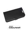 Samsung Galaxy Note9 black top leather anti-wave case (book)