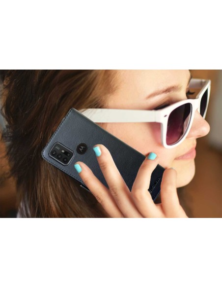 Anti-radiation leather case for Motorola G30