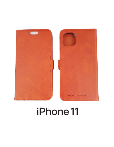 iPhone 11 upper leather anti-wave case