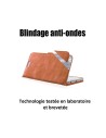 Etui anti-ondes iPhone 8 Plus cuir supérieur (book)