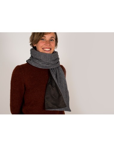 Écharpe écran Calix, merino/cachemire