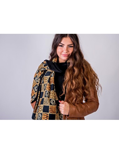 Abschirmschal mit Tierprint Coumba