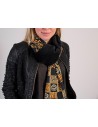 Abschirmschal mit Tierprint Coumba