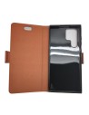 Fawn leather anti-radiation case for Samsung Galaxy S22 ULTRA