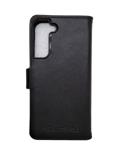 Etui anti-ondes en cuir noir pour Samsung Galaxy S22 Plus