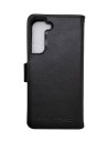 Etui anti-ondes en cuir noir pour Samsung Galaxy S22 Plus