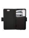 Black leather anti-radiation case for Samsung Galaxy S22