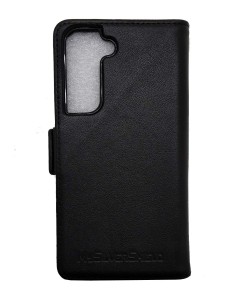 Black leather anti-radiation case for Samsung Galaxy S22