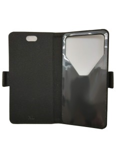 Etui anti-ondes universel format XL cuir (adhésif). Dim/cm : 16,7 x 8 x 1