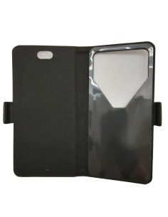Etui anti-ondes universel grand format cuir (adhésif)