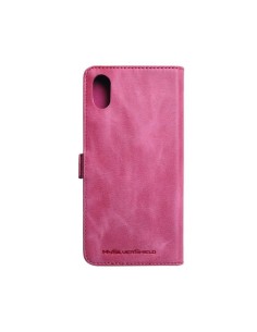 Etui anti-ondes iPhone XS Max cuir supérieur couleur rose (book)