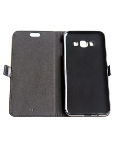 Etui anti-ondes Samsung Galaxy A8 (2015) cuir supérieur noir (book)