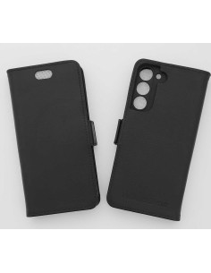 Etui anti-ondes en cuir noir pour Samsung Galaxy S23 Plus