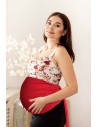 Red anti-wave pregnancy belly band