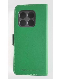 Étui Anti-Ondes One Plus 10 Pro: Luxe et Sécurité en Cuir Vert - Protégez avec Style!