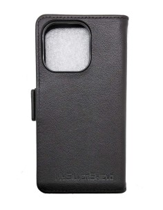Etui noir anti-ondes en cuir pour Apple iPhone 16 Pro