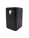 Etui anti-ondes Samsung Galaxy A8 (2018) cuir supérieur noir (book)