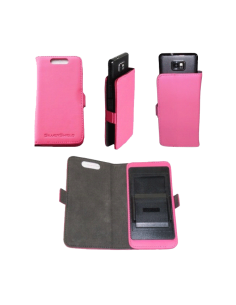 Etui anti-ondes universel petit format simili-cuir rose (clips)