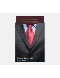 Cubierta de pasaporte de papel mate