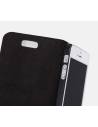 Etui anti-ondes iPhone 5 / 5s / SE cuir supérieur noir (book)
