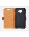Etui Samsung Galaxy A5 2016 cuir supérieur fauve (book)