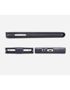 Etui anti-ondes Samsung Galaxy A5 2016 cuir supérieur noir (up&down)