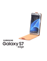 Etui anti-ondes Samsung Galaxy S7 Edge cuir supérieur fauve (up&down)