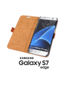 Etui anti-ondes Samsung Galaxy S7 Edge cuir supérieur fauve (book)