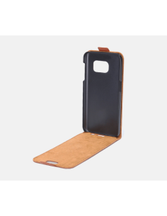 Funda anti-onda de cuero superior Samsung Galaxy S7 (arriba-abajo)