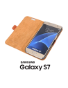 Etui anti-ondes Samsung Galaxy S7 cuir supérieur fauve (book)