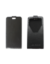 Caja anti-onda universal de cuero negro (adhesivo arriba-abajo)