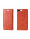 Etui anti-ondes iPhone 6 Plus cuir supérieur fauve (book)
