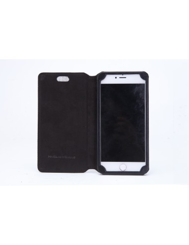 Etui anti-ondes iPhone 6 Plus cuir supérieur noir (book) Etui anti-ondes iPhone 6 Plus cuir supérieur noir (book)