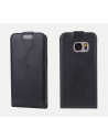 Funda anti-onda de cuero superior Samsung Galaxy S7 (arriba-abajo)