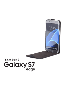 Samsung Galaxy S7 Edge Top Leather Anti-Wave Case (up-down)