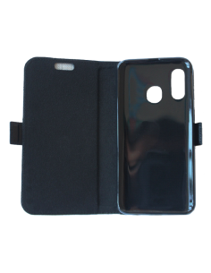 Etui anti-ondes Samsung Galaxy A40 cuir supérieur noir
