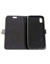 Etui anti-ondes iPhone XR cuir supérieur couleur noir (book)
