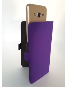 Caja anti-onda universal de cuero púrpura de pequeño formato (clips)