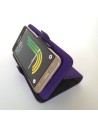 Etui anti-ondes universel petit format simili-cuir violet (clips)