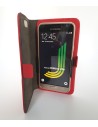 Etui anti-ondes universel grand format rouge simili-cuir (clips)