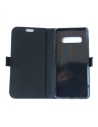Samsung Galaxy S10 Plus black top leather anti-wave case