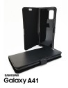 Etui anti-ondes Samsung Galaxy A41 cuir supérieur noir