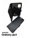Etui anti-ondes Samsung Galaxy A41 cuir supérieur noir