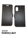 Etui anti-ondes Samsung Galaxy A41 cuir supérieur noir