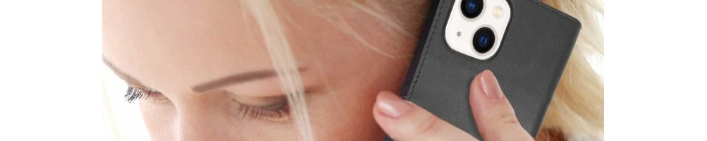 Étuis iPhone en cuir anti-ondes - Protection élégante Mysilvershield